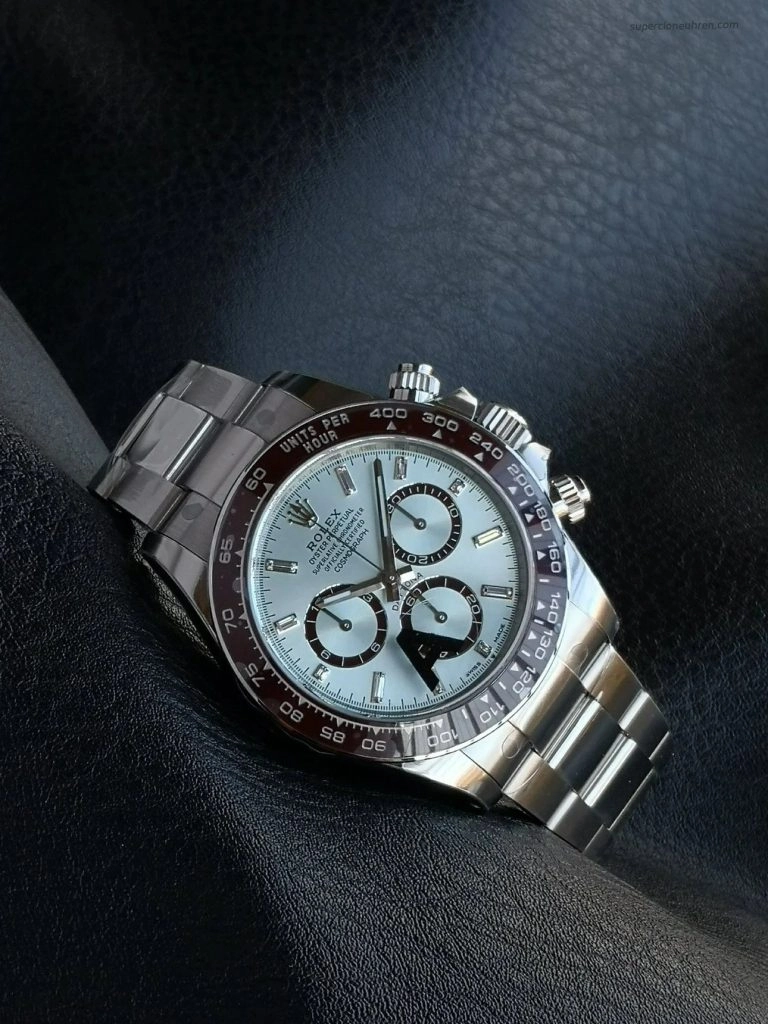 Premium Replica Uhr Rolex Cosmograph Daytona m126506-0002 eisblaues Zifferblatt 40mm