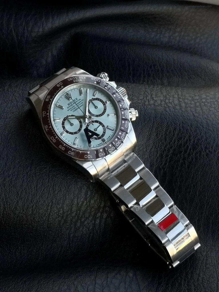 Premium Replica Uhr Rolex Cosmograph Daytona m126506-0002 eisblaues Zifferblatt 40mm