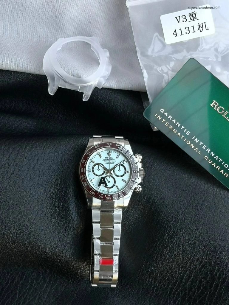 Premium Replica Uhr Rolex Cosmograph Daytona m126506-0002 eisblaues Zifferblatt 40mm