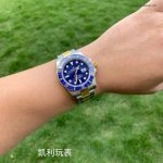 Premium Replica Uhr Rolex Submariner 126613LB-0002 Bicolor Blau 41mm