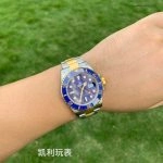 Premium Replica Uhr Rolex Submariner 126613LB-0002 Bicolor Blau 41mm