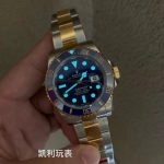 Premium Replica Uhr Rolex Submariner 126613LB-0002 Bicolor Blau 41mm