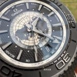 1:1 Super Clone Uhr Omega Seamaster Planet Ocean 215.92.46.22.01.007 Schwarze Keramik 45,5 mm