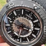 1:1 Super Clone Uhr Omega Seamaster Planet Ocean 215.92.46.22.01.007 Schwarze Keramik 45,5 mm