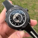1:1 Super Clone Uhr Omega Seamaster Planet Ocean 215.92.46.22.01.007 Schwarze Keramik 45,5 mm