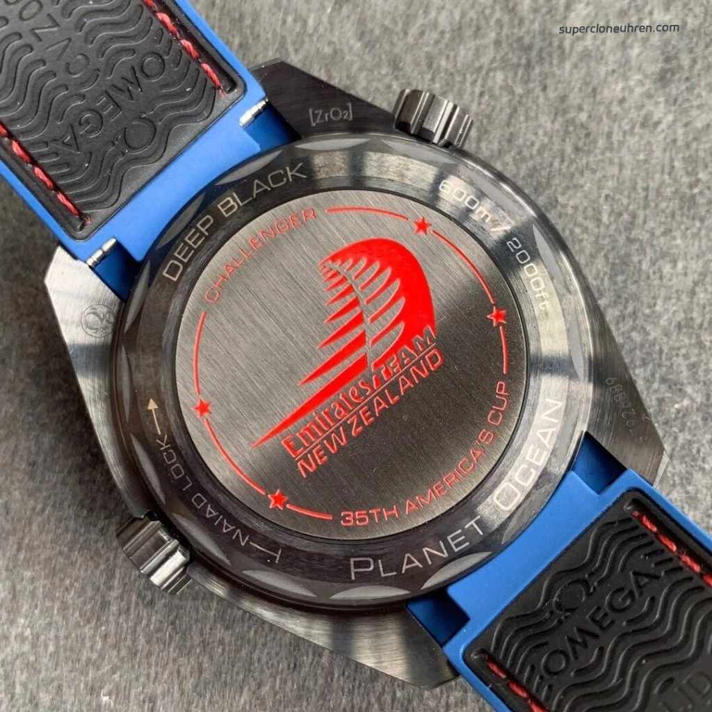 Super Clone Omega Seamaster Planet Ocean 215.92.46.22.01.004 Deep Black Keramik 45,5 mm
