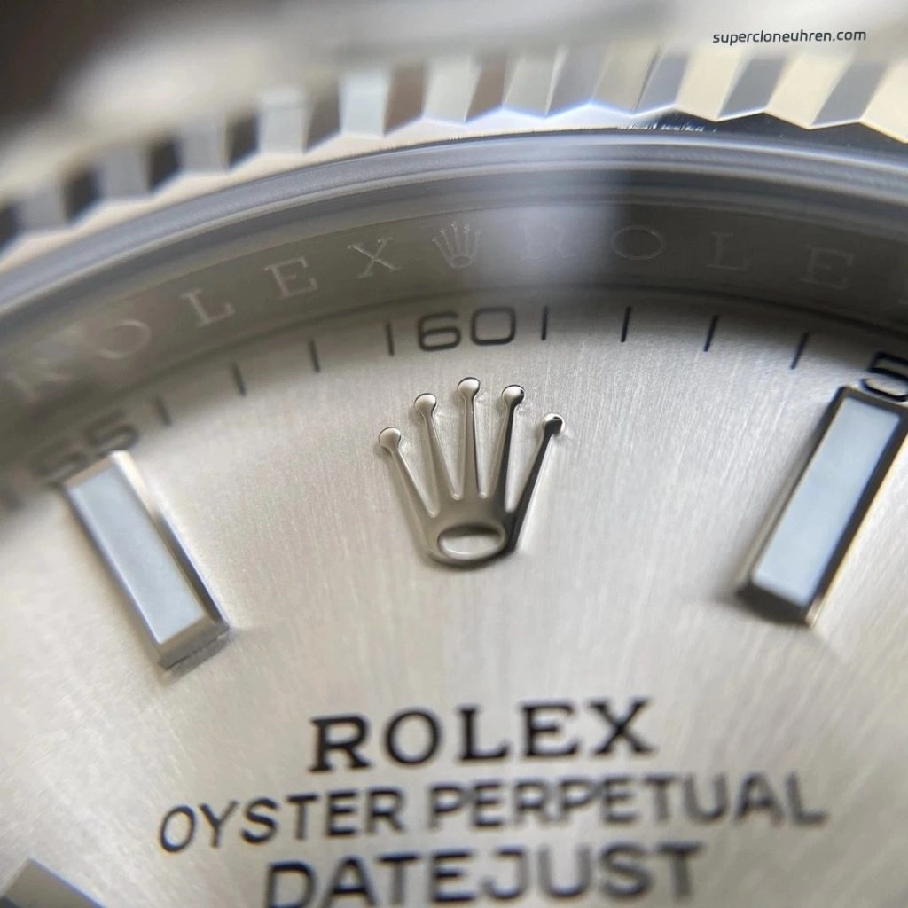 Premium Replica Uhr Rolex Datejust m126334-0003 mit geriffelter Lünette 41mm
