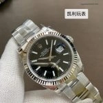 Premium Replica Uhr Rolex Datejust 126334-0018 mit geriffelter Edelstahllünette 41mm