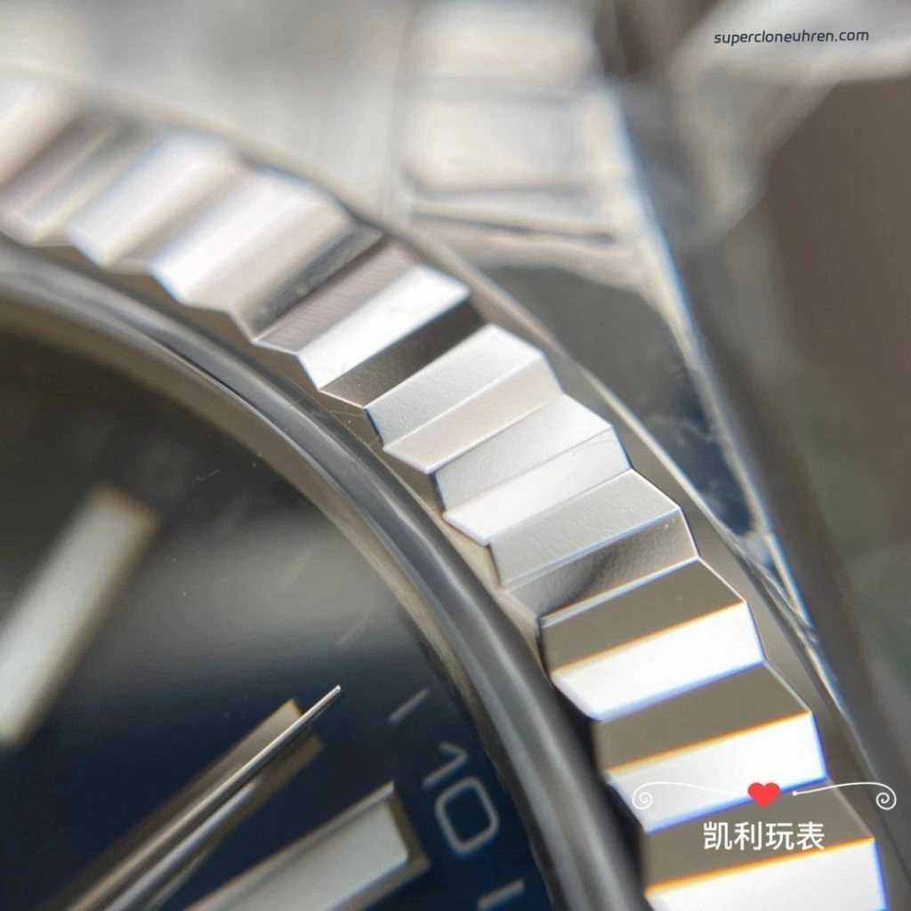 Premium Replica Uhr Rolex Datejust 126334-0018 mit geriffelter Edelstahllünette 41mm