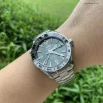 Premium Replica Uhr Omega Seamaster Planet Ocean 215.30.44.22.01.001 schwarz-weisse Keramiklünette 43,5 mm