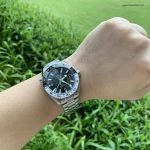 Premium Replica Uhr Omega Seamaster Planet Ocean 215.30.44.22.01.001 schwarz-weisse Keramiklünette 43,5 mm