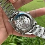 Premium Replica Uhr Omega Seamaster Planet Ocean 215.30.44.22.01.001 schwarz-weisse Keramiklünette 43,5 mm