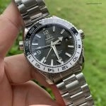 Premium Replica Uhr Omega Seamaster Planet Ocean 215.30.44.22.01.001 schwarz-weisse Keramiklünette 43,5 mm