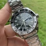 Premium Replica Uhr Omega Seamaster Planet Ocean 215.30.44.22.01.001 schwarz-weisse Keramiklünette 43,5 mm