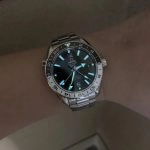 Premium Replica Uhr Omega Seamaster Planet Ocean 215.30.44.22.01.001 schwarz-weisse Keramiklünette 43,5 mm