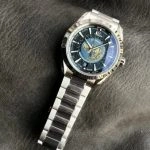 Premium Replica Uhr Omega Seamaster Aqua Terra 220.10.43.22.03.001 mit blauem Zifferblatt aus Edelstahl 43mm