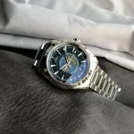Premium Replica Uhr Omega Seamaster Aqua Terra 220.10.43.22.03.001 mit blauem Zifferblatt aus Edelstahl 43mm