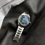 Premium Replica Uhr Omega Seamaster Aqua Terra 220.10.43.22.03.001 mit blauem Zifferblatt aus Edelstahl 43mm
