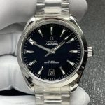 Premium Replica Uhr Omega Seamaster Aqua Terra 220.10.41.21.01.002 mit schwarzem Zifferblatt 41mm