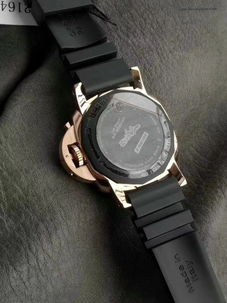 Premium Replica Uhr Panerai Submersible PAM02164 Roségold 44 mm