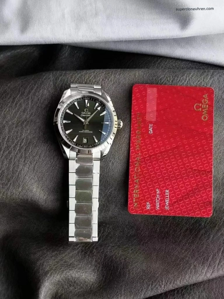 Super Clone Omega Seamaster 220.10.41.21.10.001 grünes Teak-Zifferblatt Edelstahlband 41mm