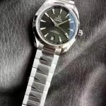 Super Clone Omega Seamaster 220.10.41.21.10.001 grünes Teak-Zifferblatt Edelstahlband 41mm
