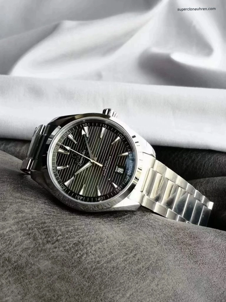 Super Clone Omega Seamaster 220.10.41.21.10.001 grünes Teak-Zifferblatt Edelstahlband 41mm