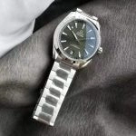 Super Clone Omega Seamaster 220.10.41.21.10.001 grünes Teak-Zifferblatt Edelstahlband 41mm