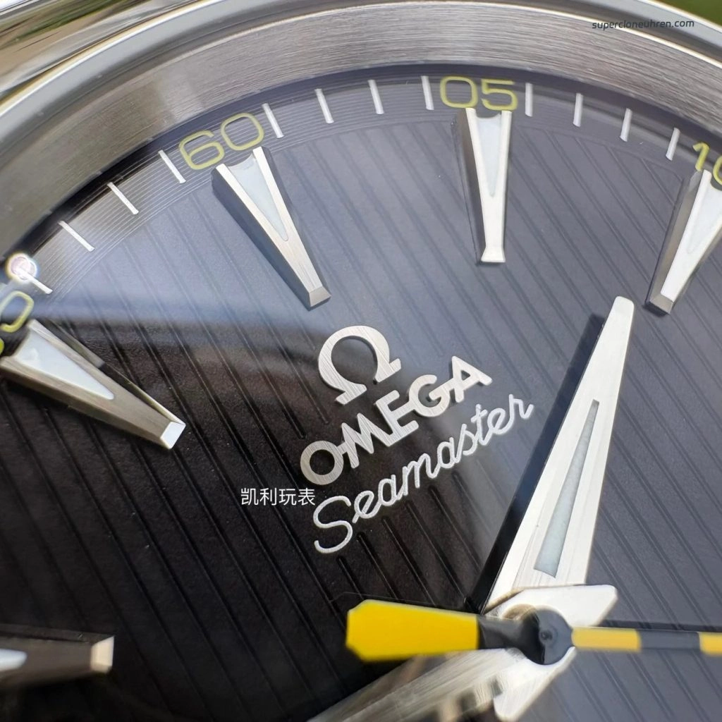 Premium Replica Uhr Omega Seamaster Aqua Terra 231.10.42.21.01.002 Edelstahl Schwarz-Gelb 41,5 mm