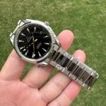 Premium Replica Uhr Omega Seamaster Aqua Terra 231.10.42.21.01.002 Edelstahl Schwarz-Gelb 41,5 mm
