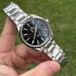 Premium Replica Uhr Omega Seamaster Aqua Terra 231.10.42.21.01.002 Edelstahl Schwarz-Gelb 41,5 mm