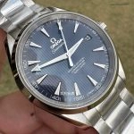 Premium Replica Uhr Omega Seamaster Aqua Terra 231.10.42.21.03.003 blaues Zifferblatt Edelstahlband 41,5 mm