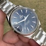 Premium Replica Uhr Omega Seamaster Aqua Terra 231.10.42.21.03.003 blaues Zifferblatt Edelstahlband 41,5 mm