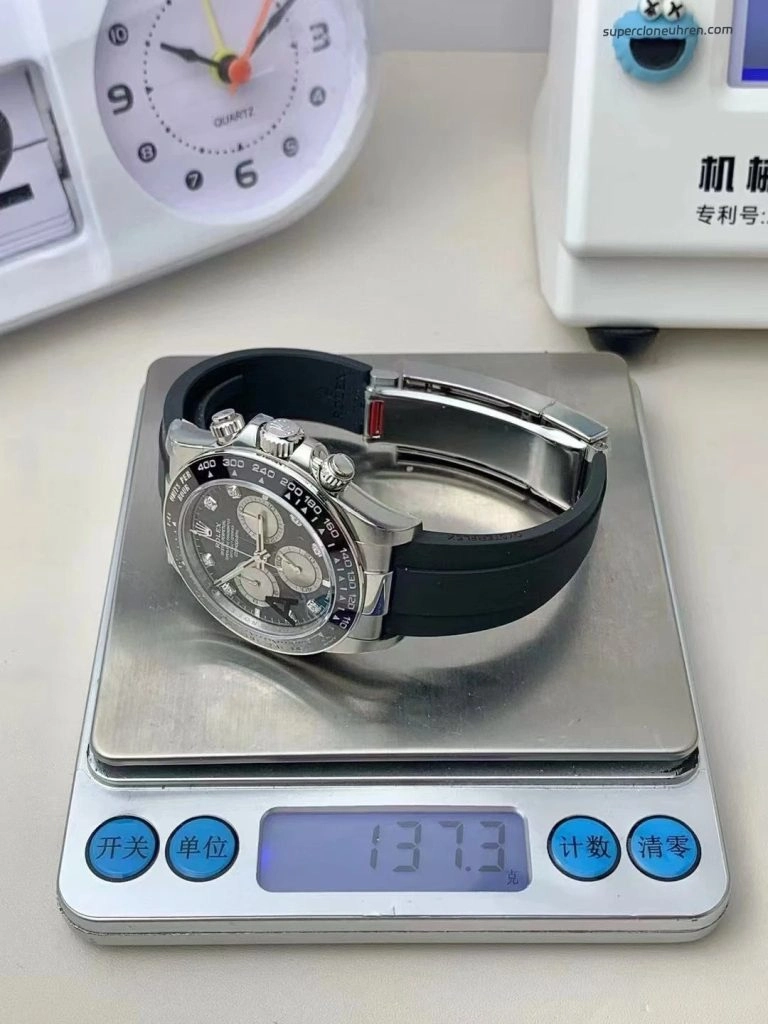 Super Clone Rolex Daytona m126519ln-0004 Diamantindizes mit Oysterflex-Band 40 mm