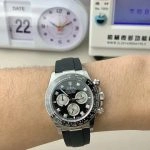 Super Clone Rolex Daytona m126519ln-0004 Diamantindizes mit Oysterflex-Band 40 mm
