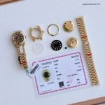 Premium Replica Uhr Rolex Lady-Datejust 178278 Schwarz-Gold mit Diamantindizes 31mm