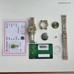 Premium Replica Uhr Rolex Datejust m278273-0030 Oystersteel-Gelbgold mit Diamantindizes 31 mm