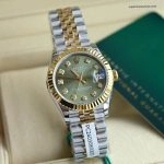 Premium Replica Uhr Rolex Datejust m278273-0030 Oystersteel-Gelbgold mit Diamantindizes 31 mm