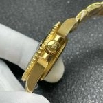 Super Clone Rolex Submariner 116618LB-0003 blaues Zifferblatt Gelbgold 40mm