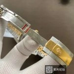 Premium Replica Uhr Rolex Datejust m126333-0014 Bicolor mit geriffelter Lünette 41mm