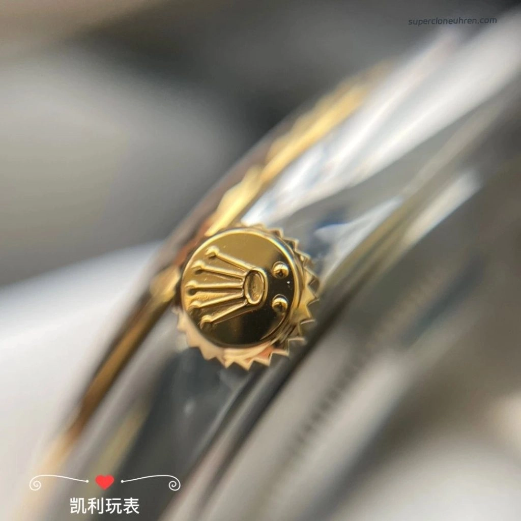 Premium Replica Uhr Rolex Datejust m126333-0014 Bicolor mit geriffelter Lünette 41mm