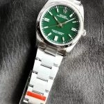 Super Clone Rolex Oyster Perpetual m126000-0005 mit grünem Zifferblatt aus Edelstahl 36 mm