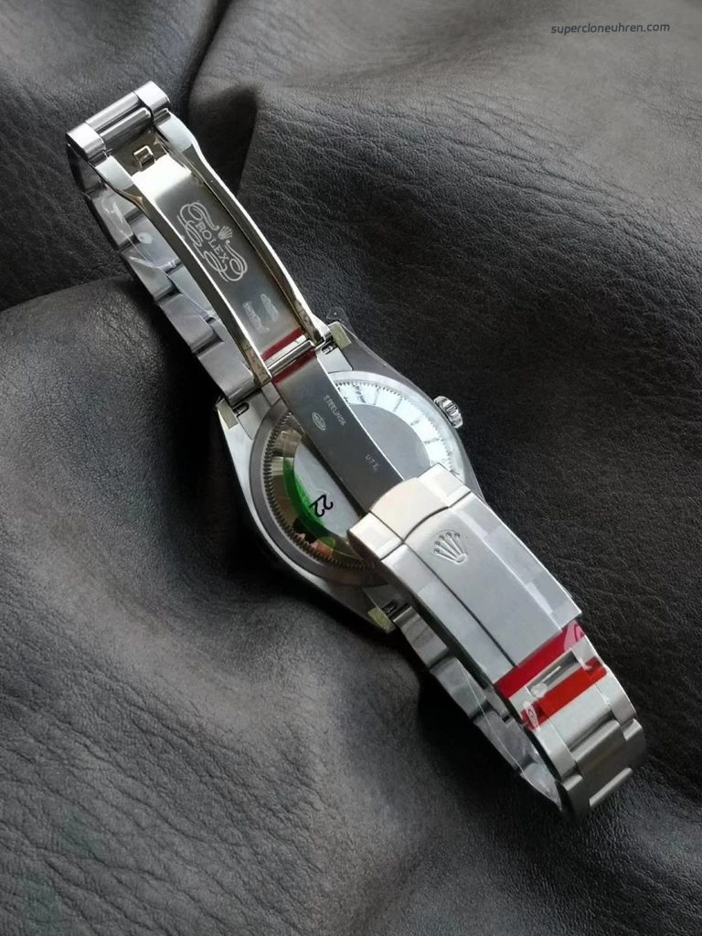 Super Clone Rolex Oyster Perpetual m126000-0005 mit grünem Zifferblatt aus Edelstahl 36 mm