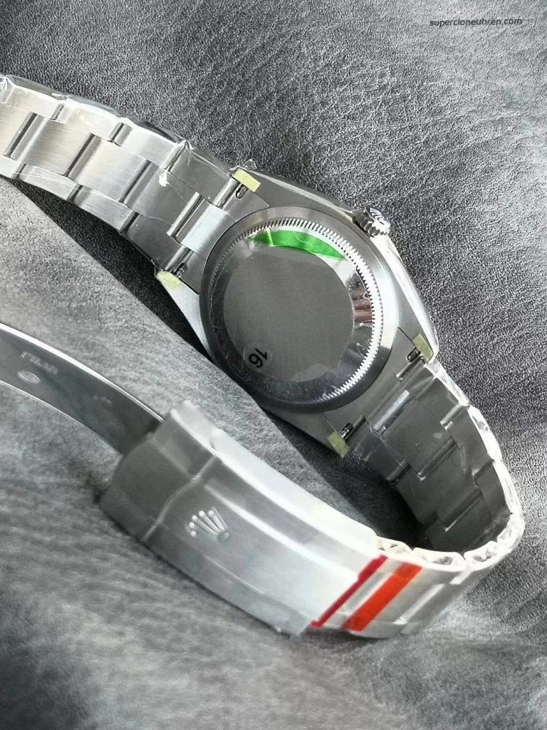 Super Clone Rolex Oyster Perpetual m126000-0005 mit grünem Zifferblatt aus Edelstahl 36 mm