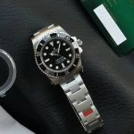 Super Clone Rolex Submariner 114060 Edelstahl Schwarz 40mm