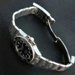 Super Clone Rolex Submariner 114060 Edelstahl Schwarz 40mm