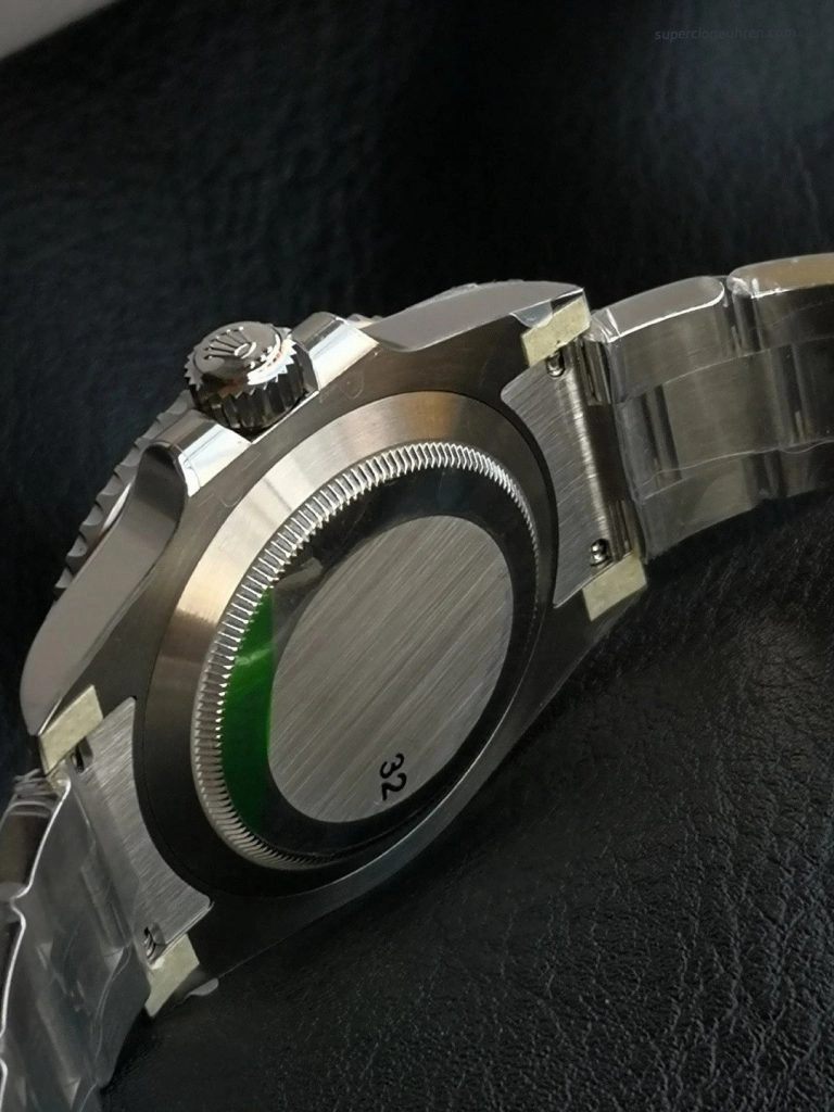Super Clone Rolex Submariner 114060 Edelstahl Schwarz 40mm
