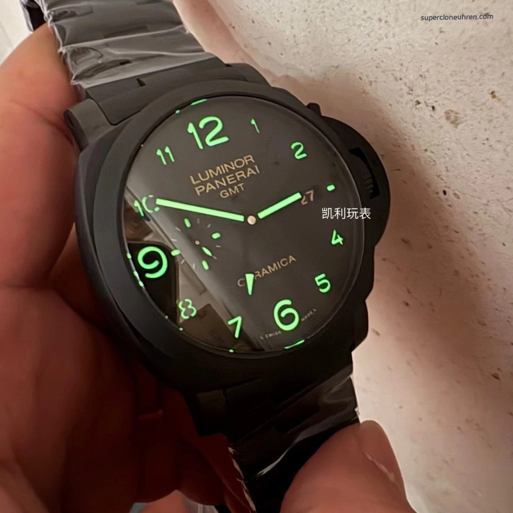 1:1 Super Clone Uhr Panerai Luminor PAM00438 Vollkeramik 44mm