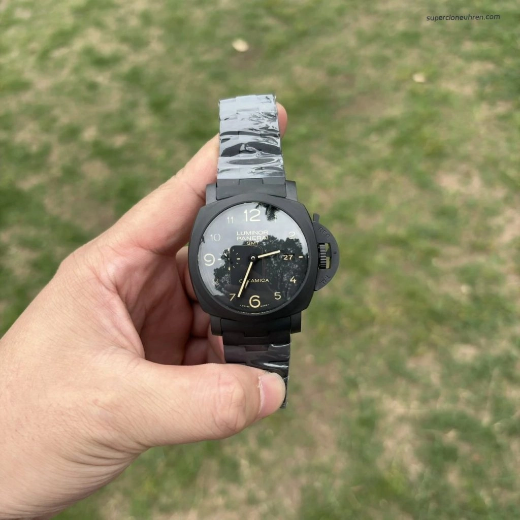 1:1 Super Clone Uhr Panerai Luminor PAM00438 Vollkeramik 44mm