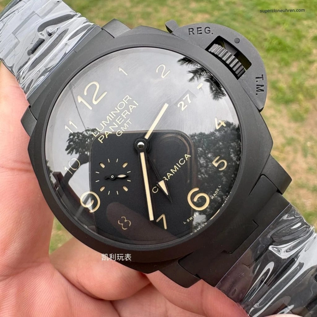1:1 Super Clone Uhr Panerai Luminor PAM00438 Vollkeramik 44mm